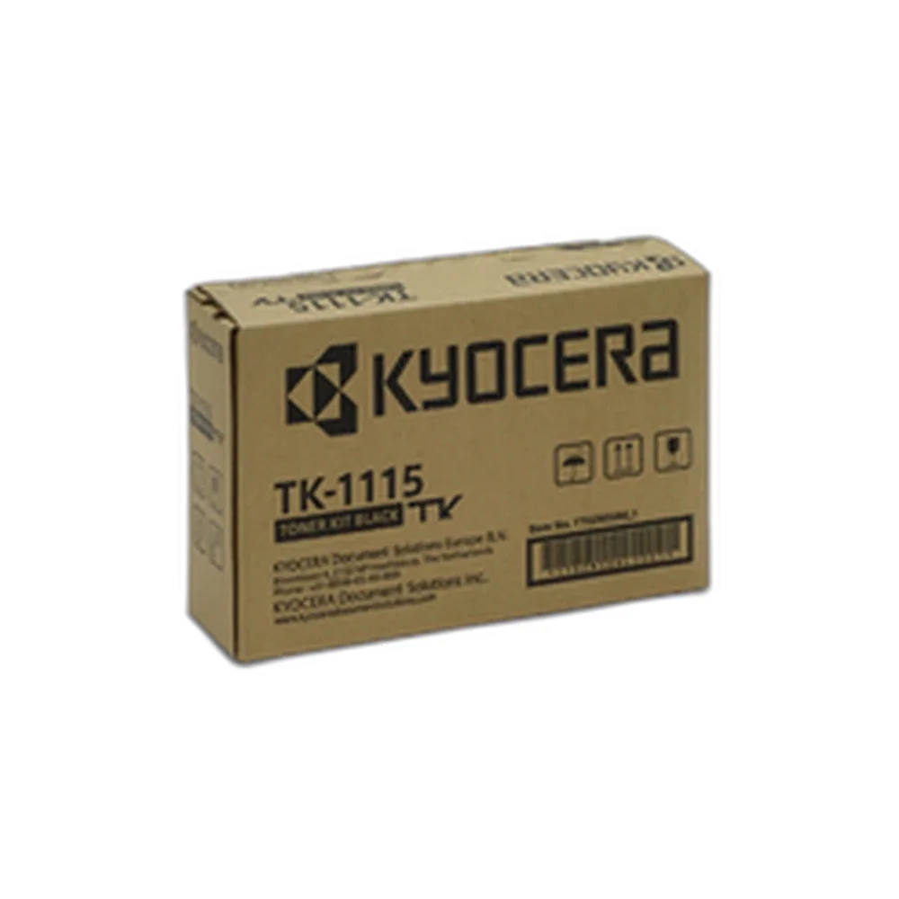 KYOCERA TK-1115 Black Toner Cartridge - 1T02M50NLV