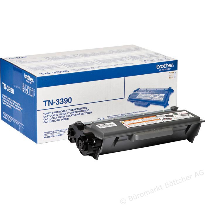 Brother TN-3390P Black Toner Cartridge