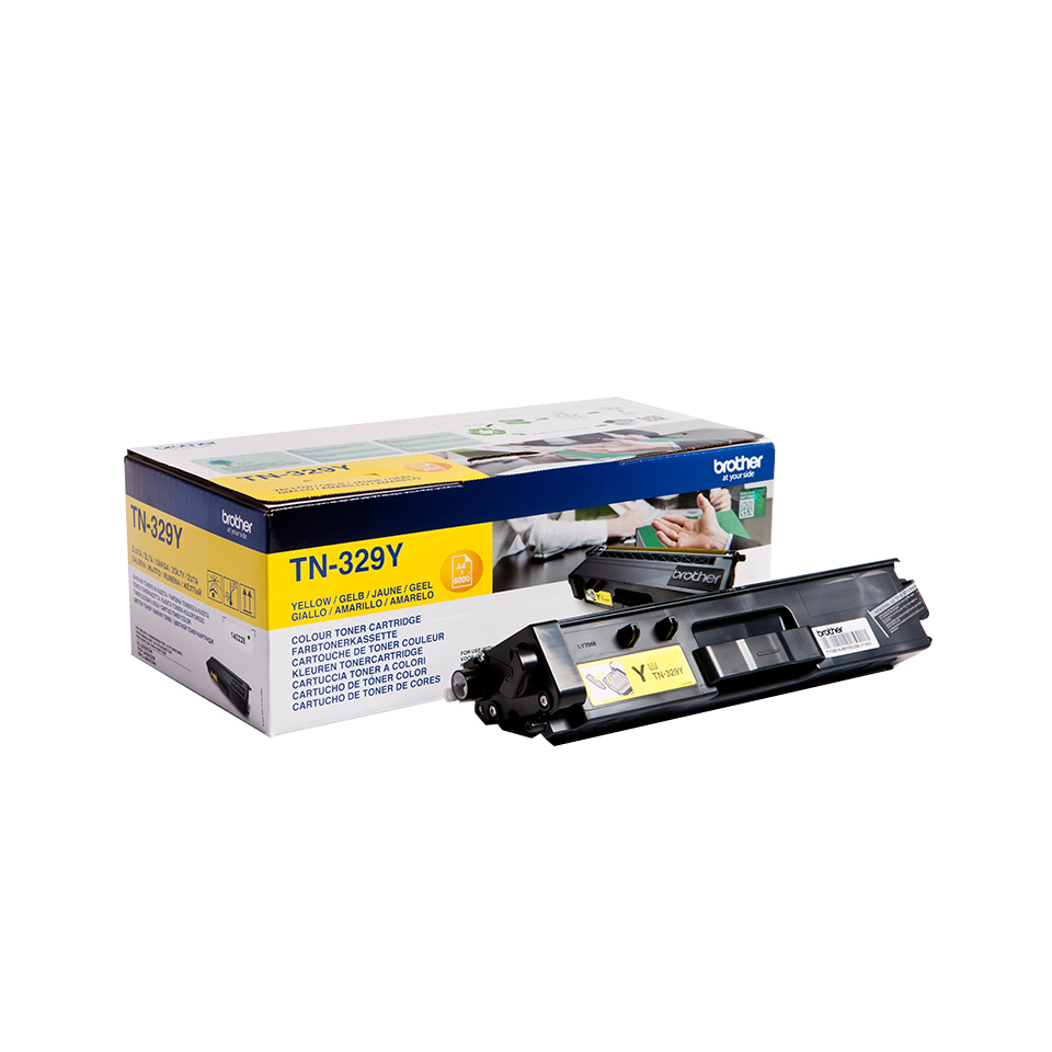 Brother TN-329 Yellow Toner Cartridge - TN-329YP