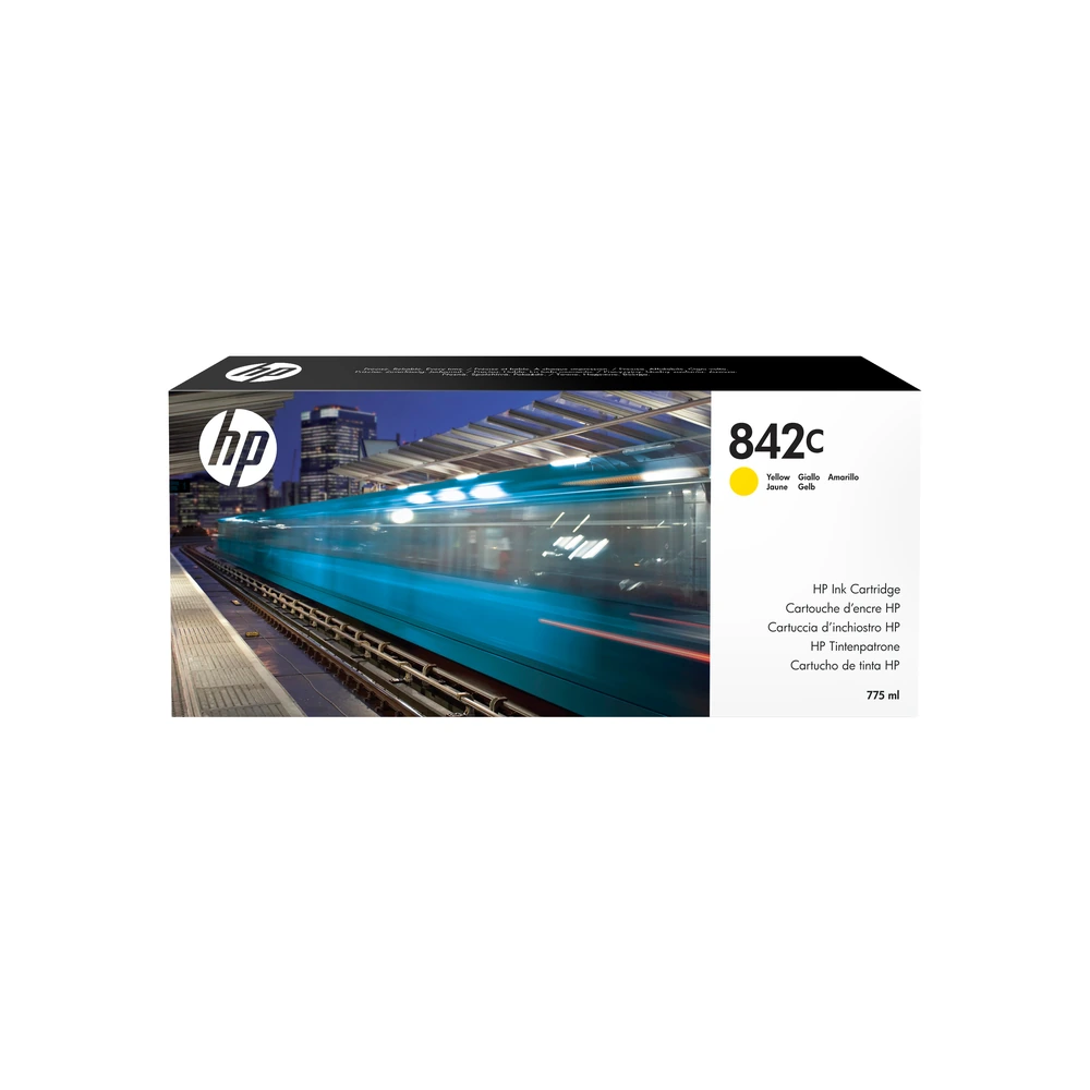 HP 842C Yellow High Capacity Ink Cartridge - C1Q56A