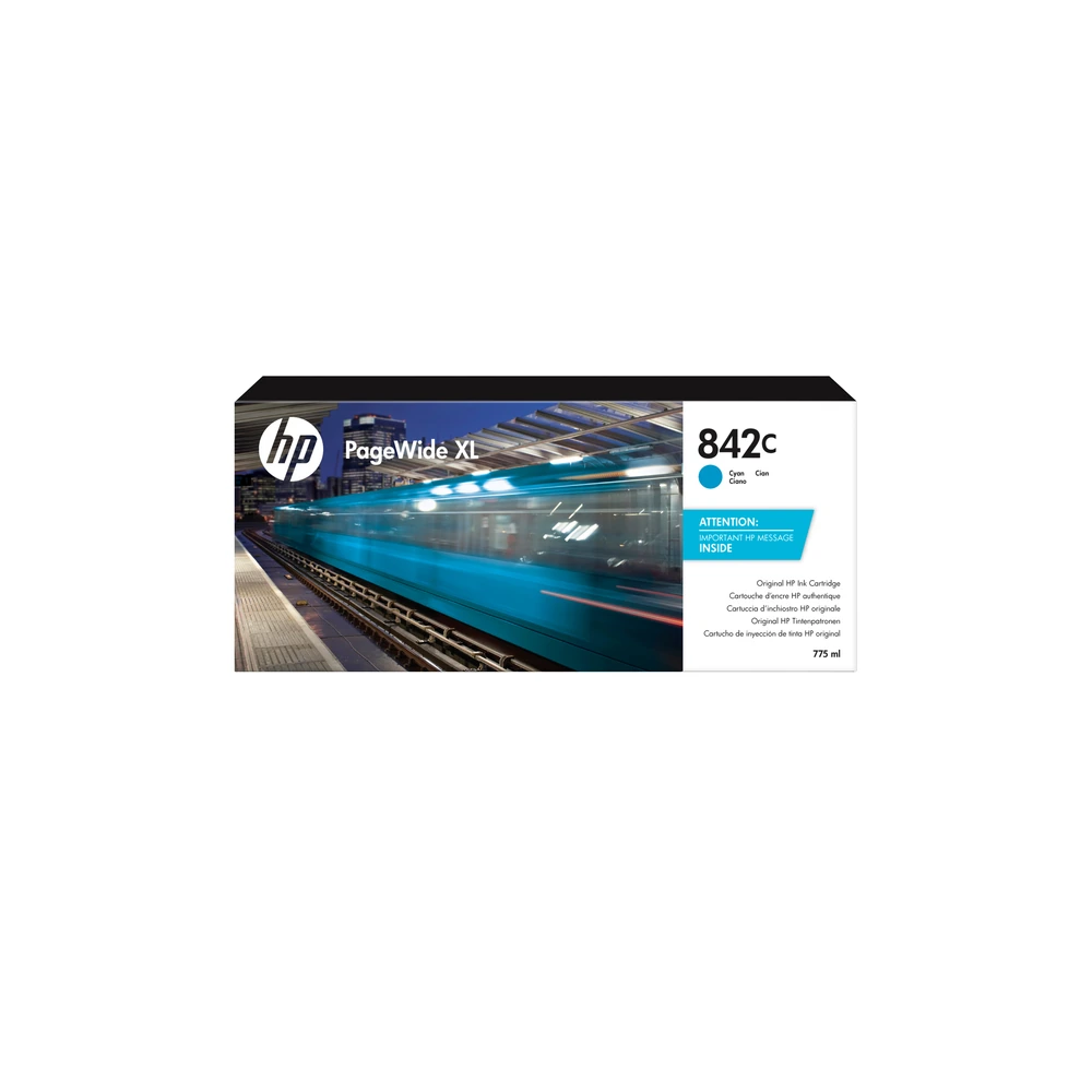HP 842 Cyan High Capacity Ink Cartridge - C1Q54A