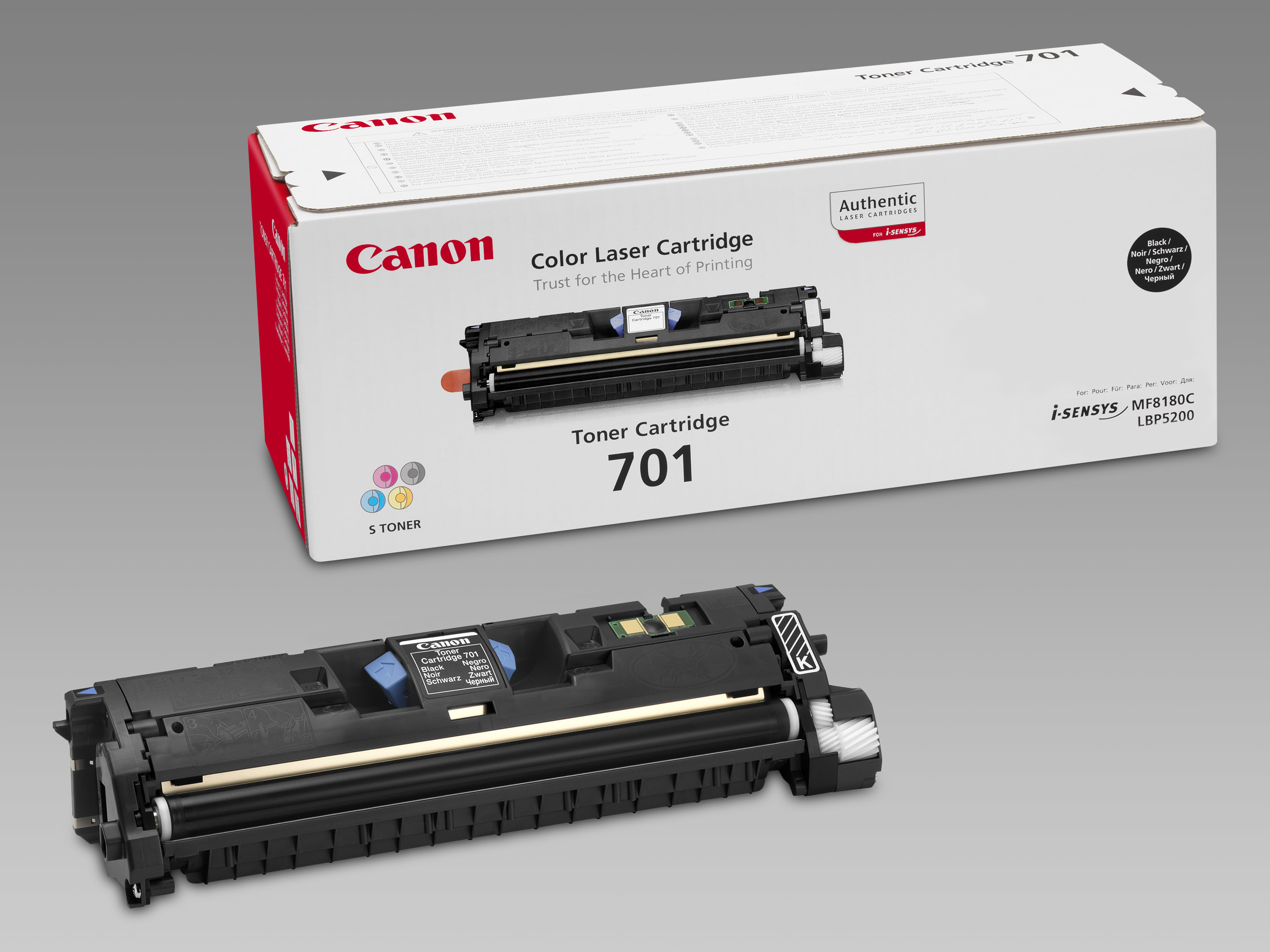 Canon 701 Black Toner Cartridge - 9287A003