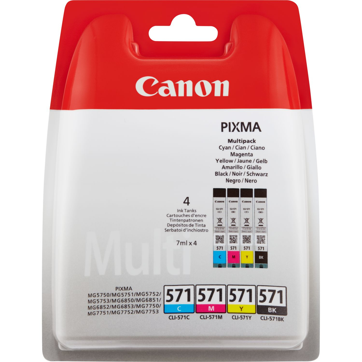 Canon CLI-571 Multipack - 0386C004