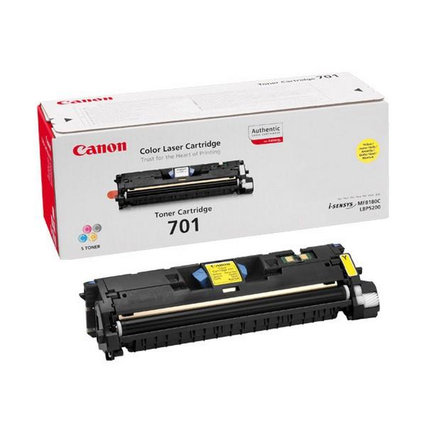 Canon 701 Yellow Toner Cartridge - 9284A003