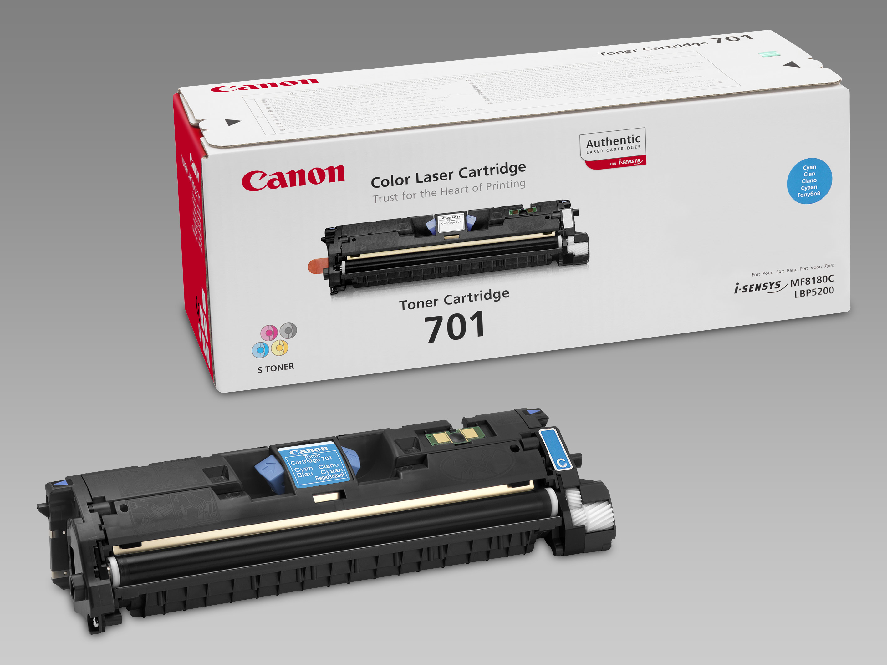 Canon 701 Cyan Toner Cartridge - 9286A003