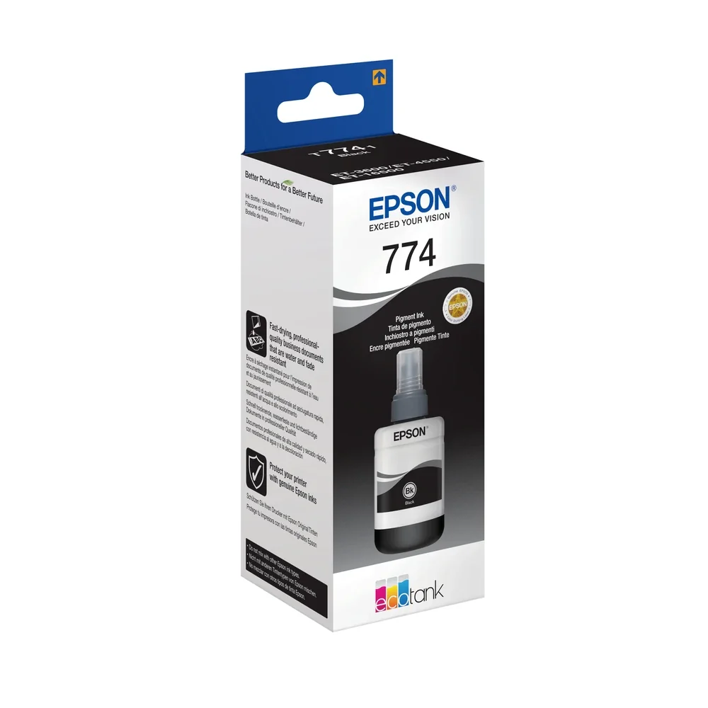 Epson 774 Black Ink Bottle - C13T774140