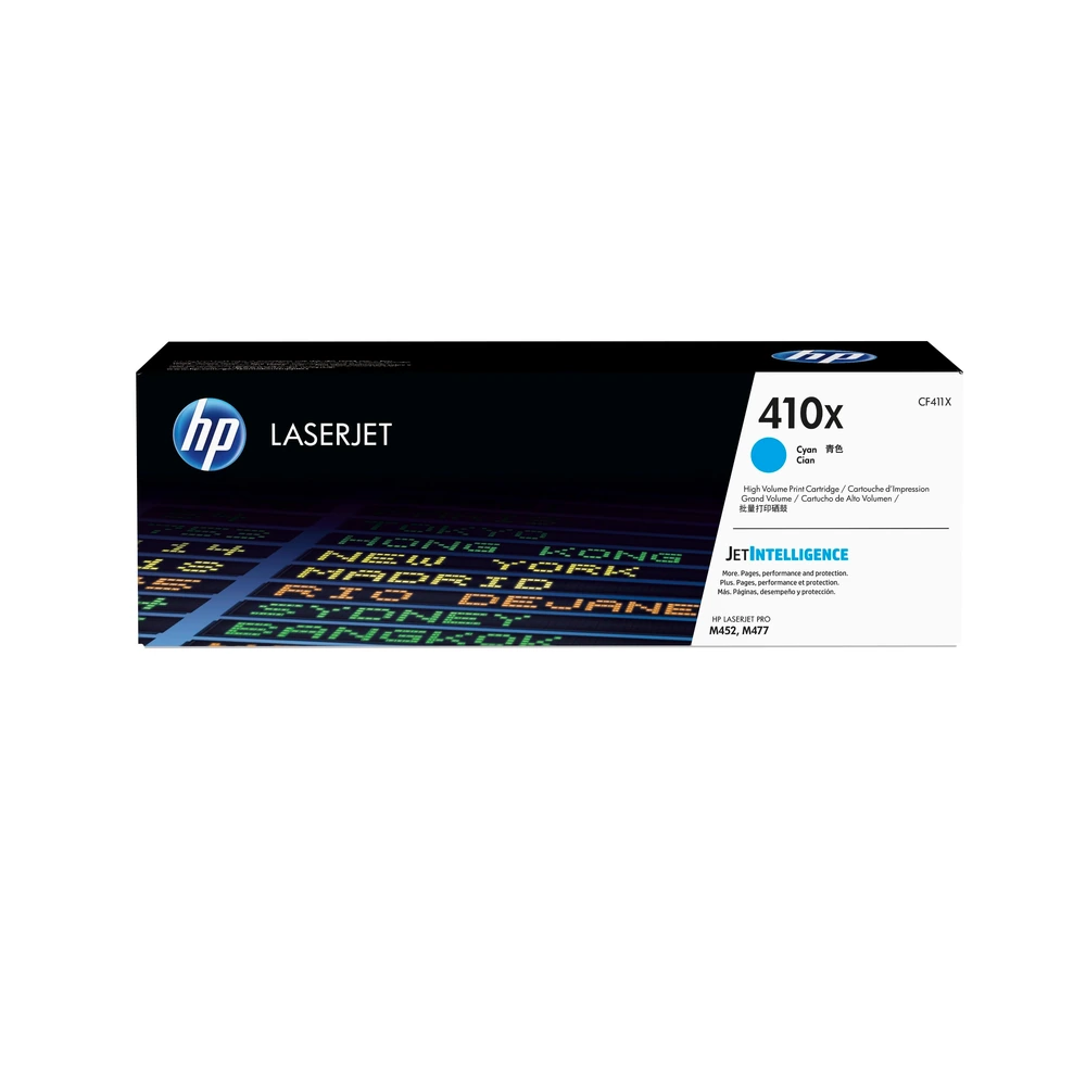 HP 410X Cyan Toner Cartridge - CF411X