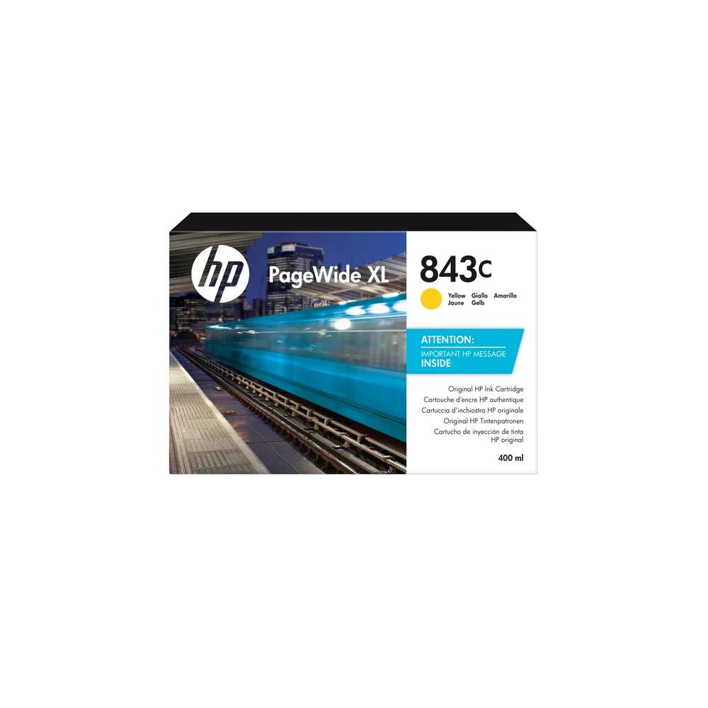 HP 843C Yellow High Capacity Ink Cartridge - C1Q68A