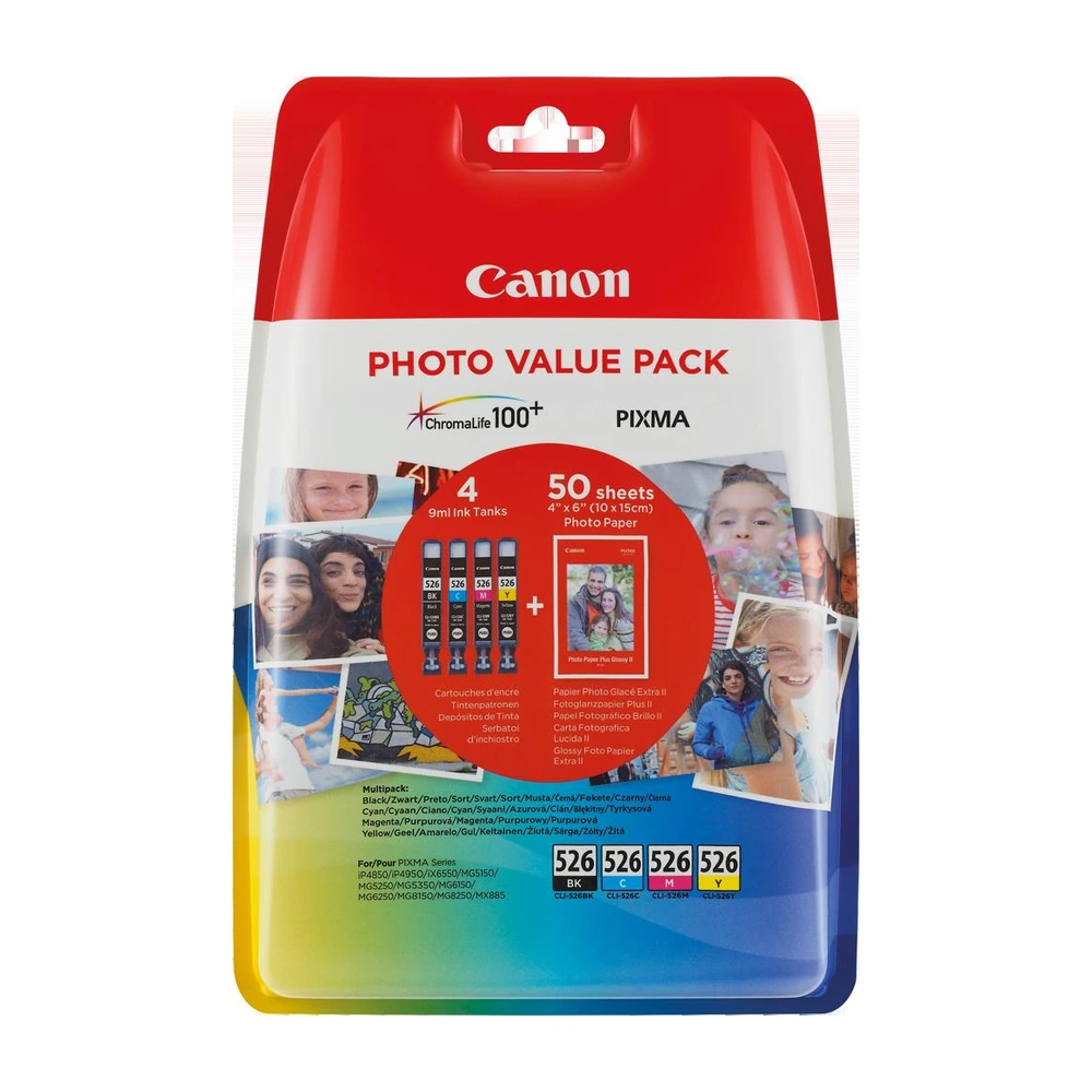 Canon CLI-526 Ink Cartridge Multipack - 4540B018