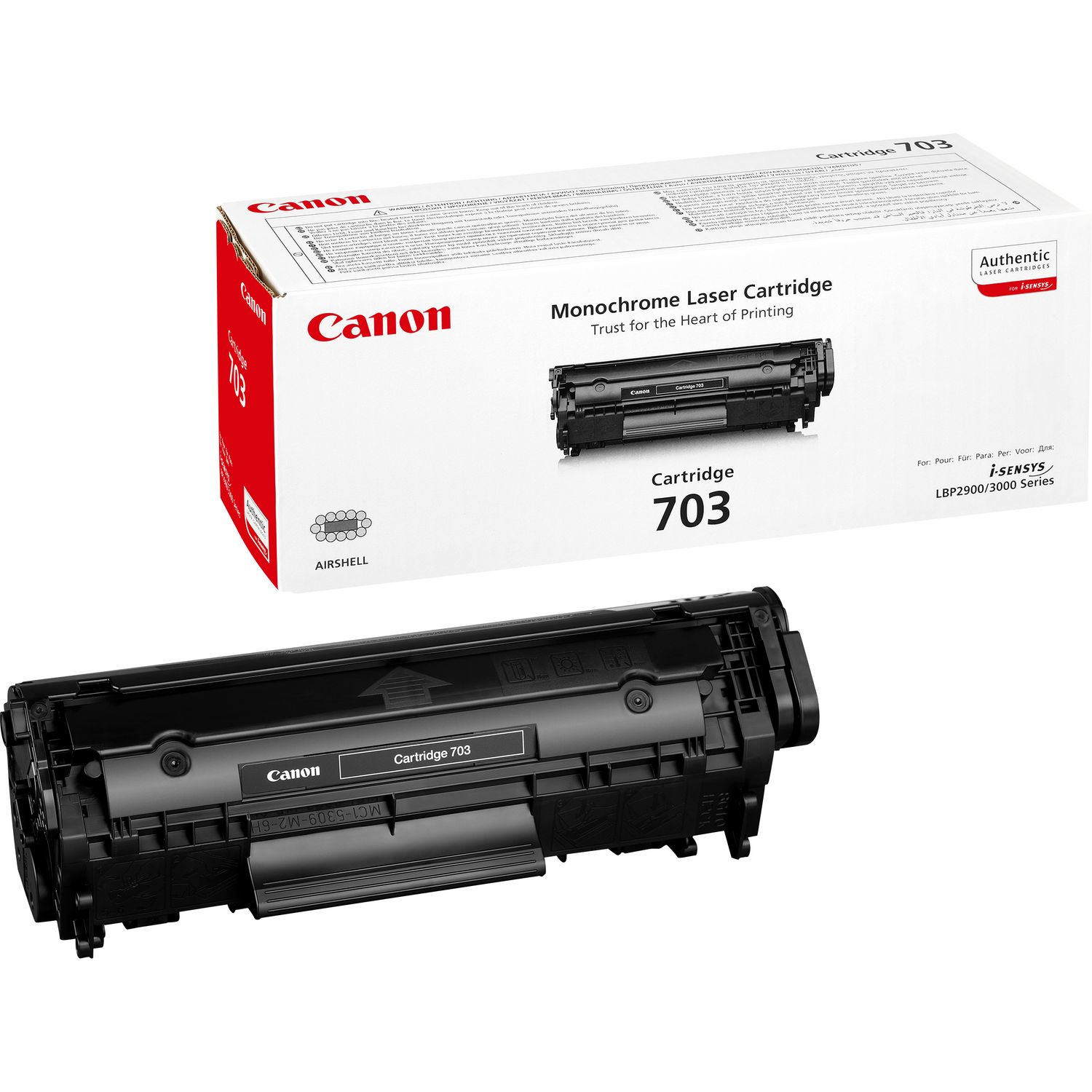 Canon 703 Black Toner Cartridge - 7616A005
