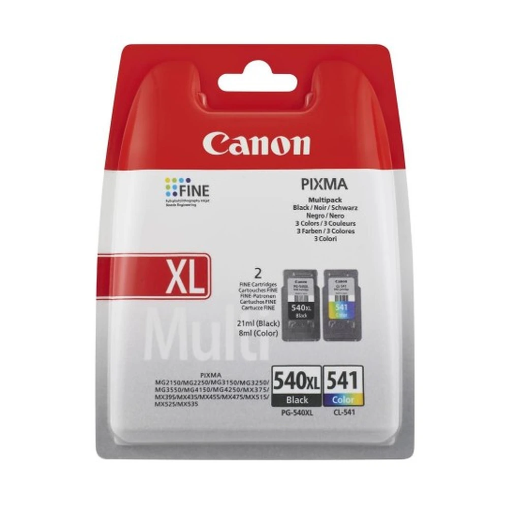 Canon PG-540XL + CL-541 Ink Cartridge Multipack - 5222B012