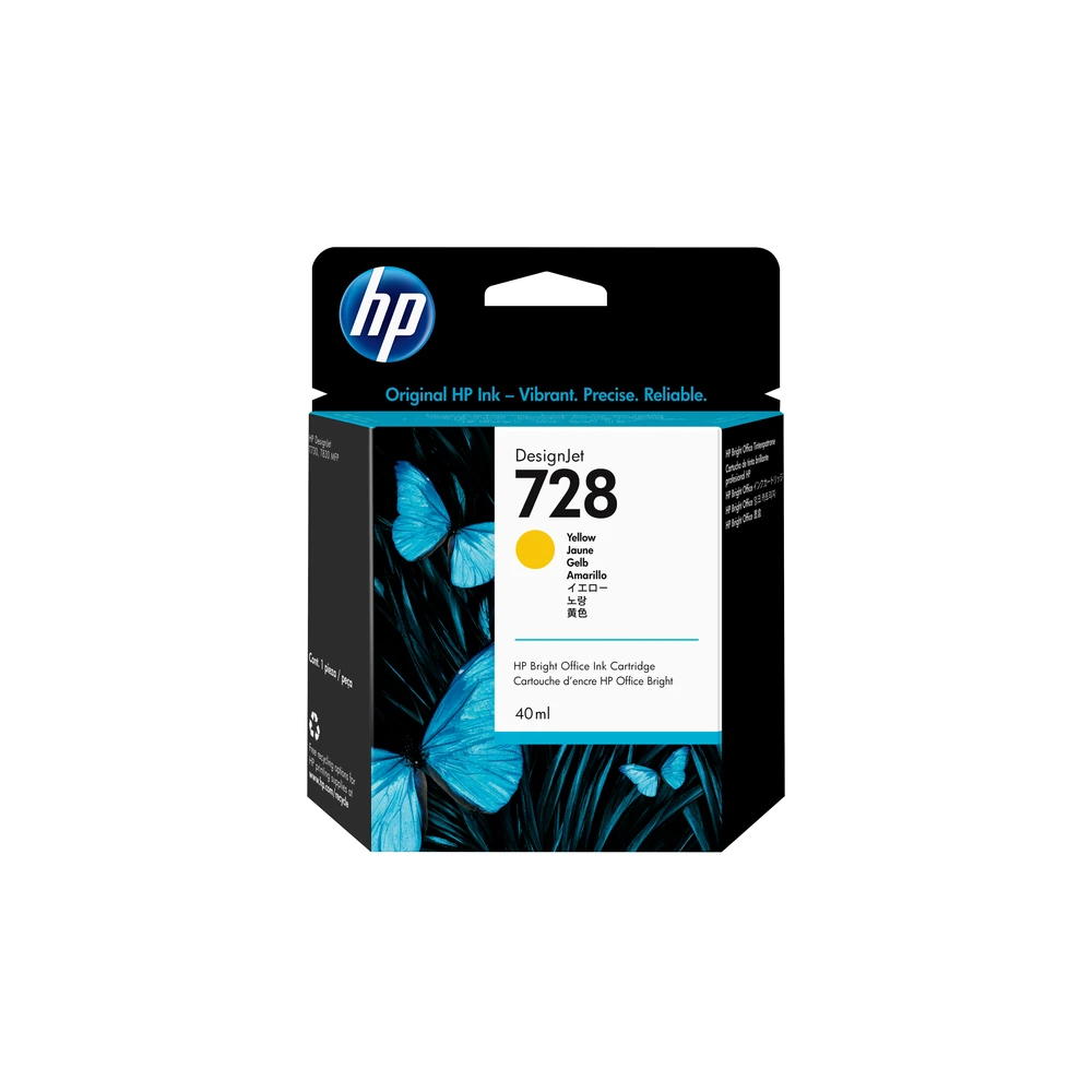 HP 40 Yellow Ink Cartridge - F9J61A