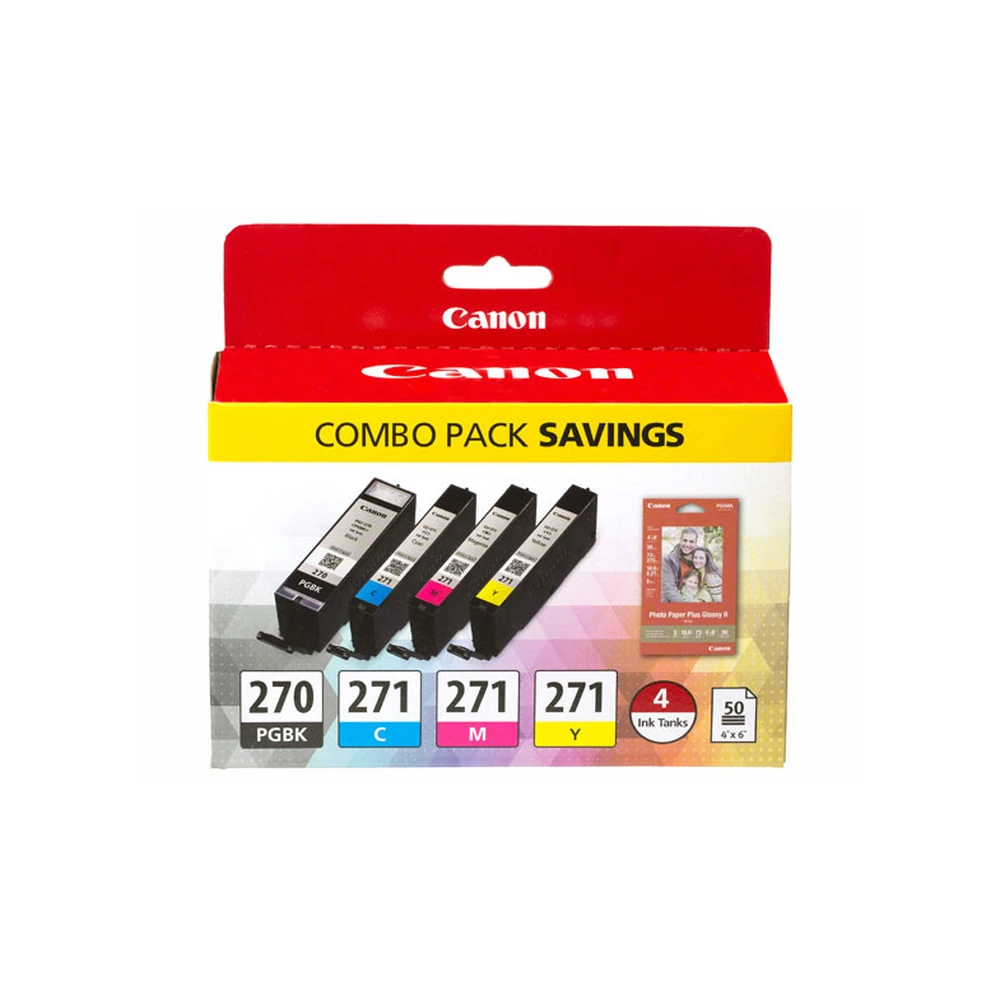 Canon PGI-270 + CLI-271 Ink Cartridge Multipack - 0373C005