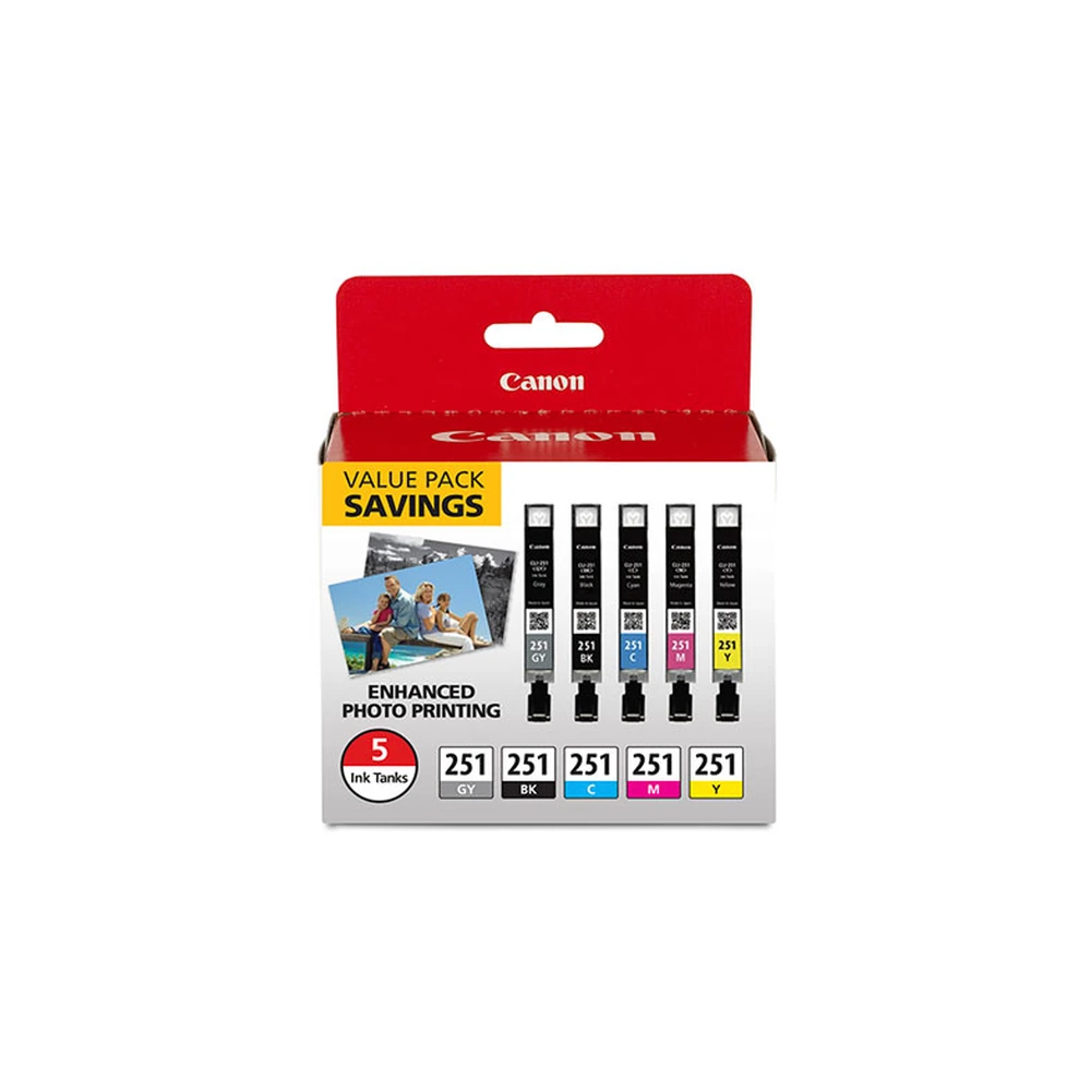 Canon CLI-251 Ink Cartridge Multipack - 6513B011