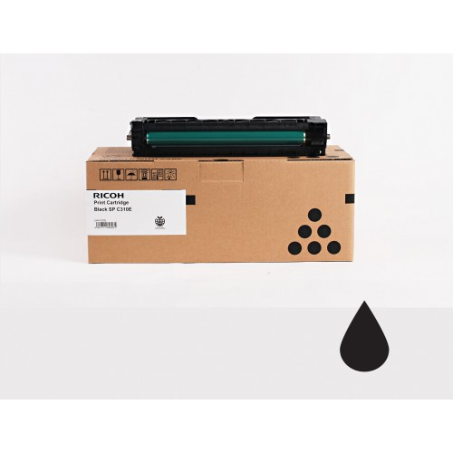 Ricoh 407638 Black Toner Cartridge - 406348