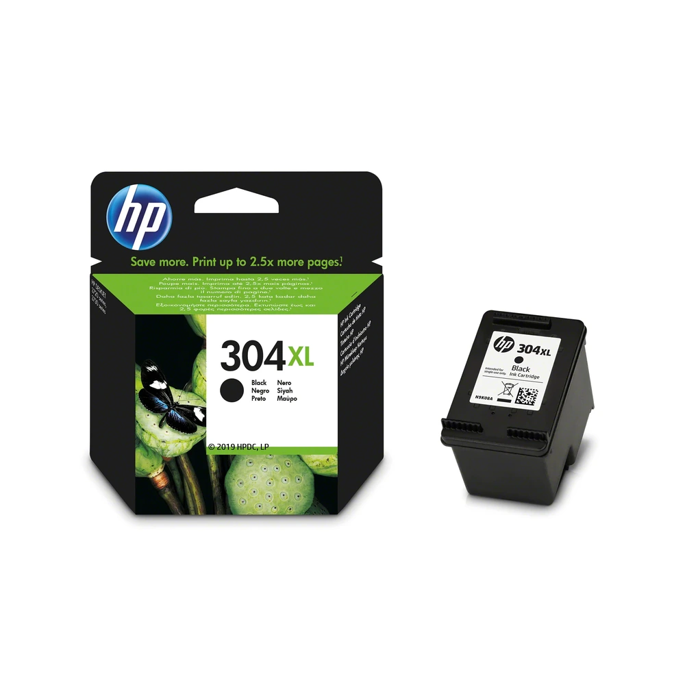 HP 304XL Black Ink Cartridge - N9K08AE