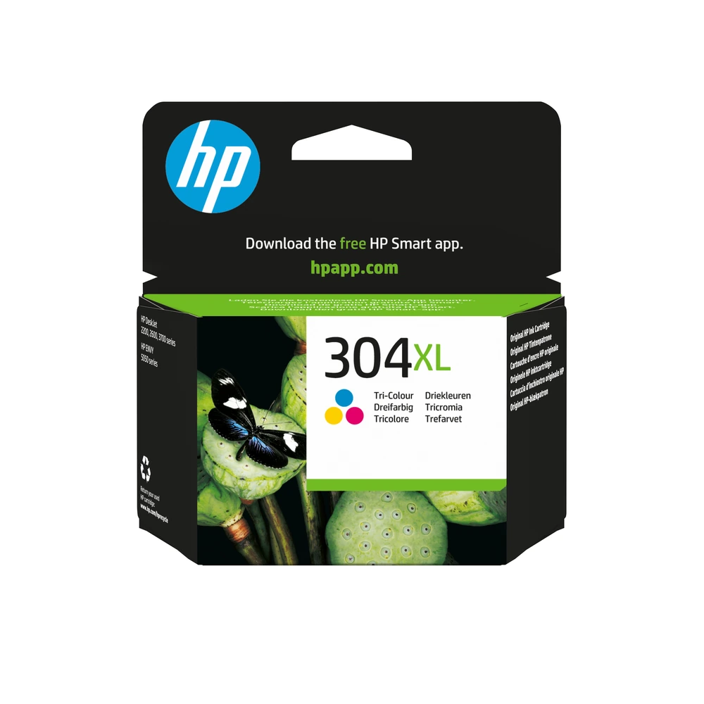 HP 304XL Tri-Colour Ink Cartridge - N9K07AE