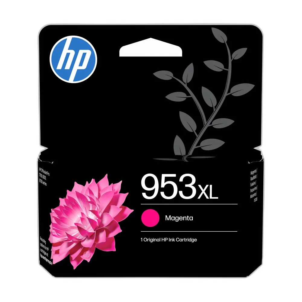 HP 953XL Magenta Ink Cartridge - F6U17AE