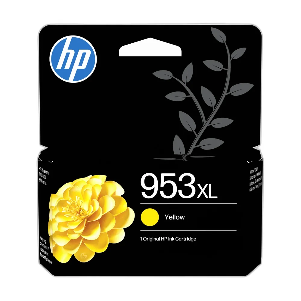 HP 953XL Yellow Ink Cartridge - F6U18AE