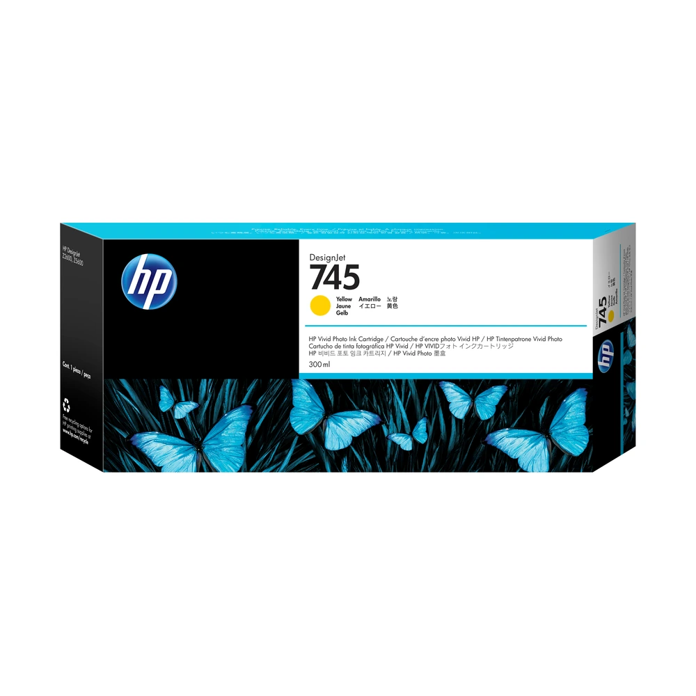 HP 745 Yellow Ink Cartridge - F9K02A
