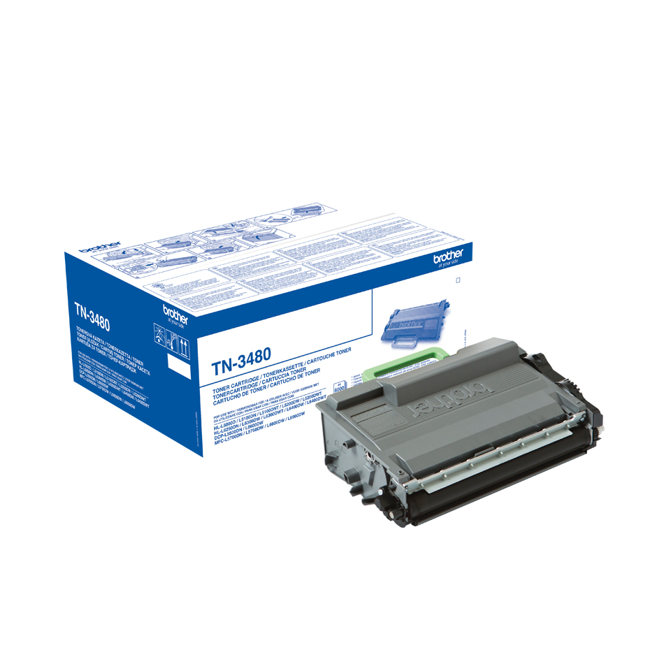 Brother TN-3480P Black Toner Cartridge