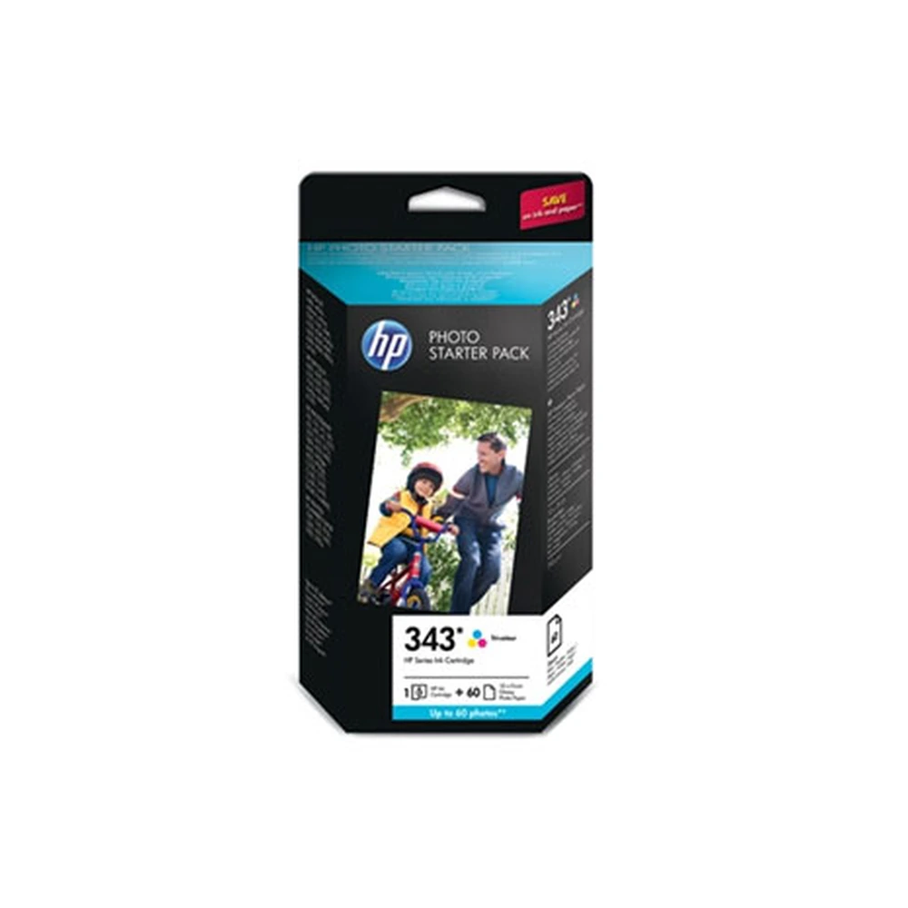 HP 343 + 60 + 10 + 15 Tri-Colour Ink Cartridge - Q7948EE