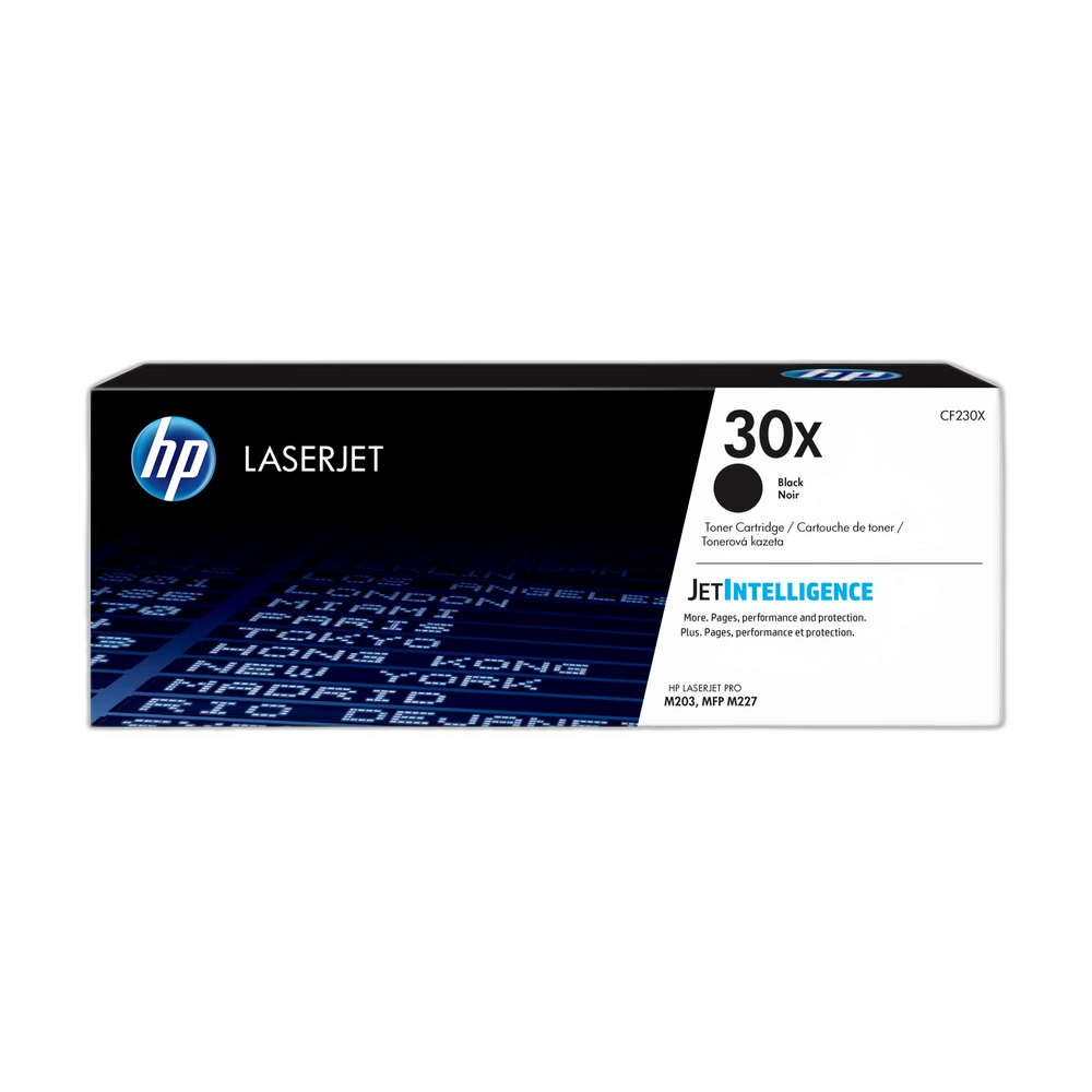 HP 30X Black High Yield Toner Cartridge - CF230X