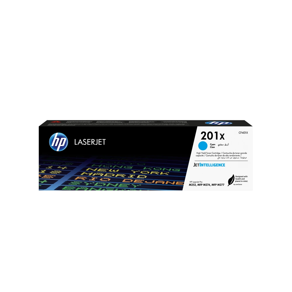HP 201X Cyan High Yield Toner Cartridge - CF401X