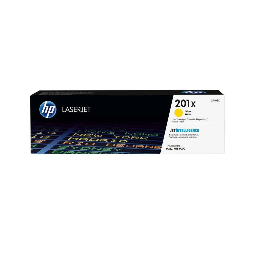 HP 201X Yellow High Yield Toner Cartridge - CF402X