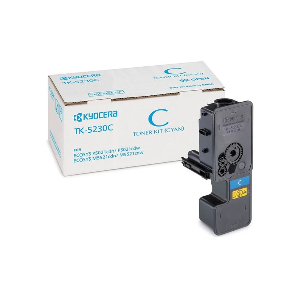 KYOCERA TK-5230 Cyan Toner Cartridge - 0T2R9CNL