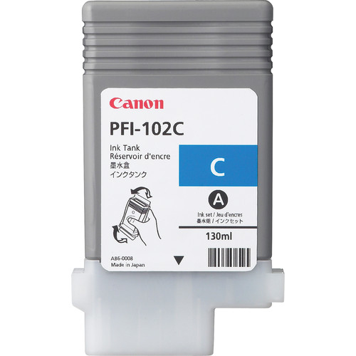 Canon PFI-102 Cyan Ink Cartridge - 0896B001