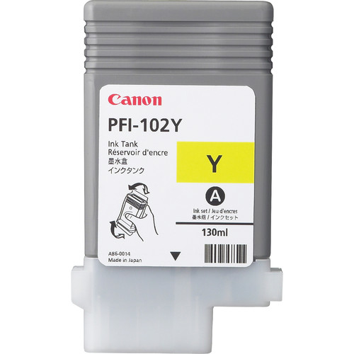 Canon PFI-102 Yellow Ink Cartridge - 0898B001