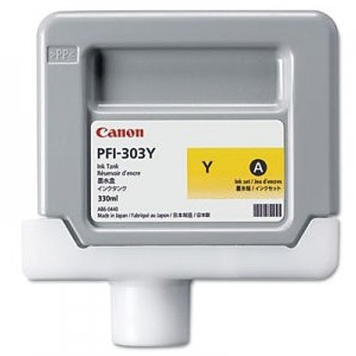 Canon PFI-303 Yellow Ink Cartridge - 2961B001
