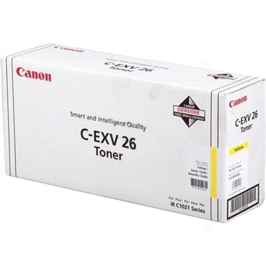 Canon EXV-26 Yellow Toner Cartridge - 1657B006