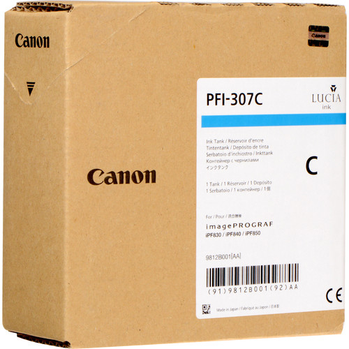 Canon PFI-307 Cyan Ink Cartridge - 9812B001