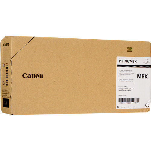 Canon PFI-707 Matte Black Ink Cartridge - 9820B001