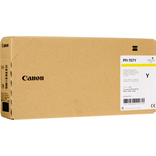 Canon PFI-707 Yellow Ink Cartridge - 9824B001