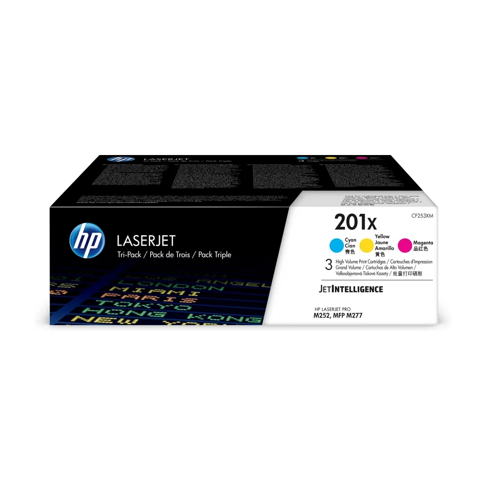 HP 201X High Yield Tri-Pack - CF253XM