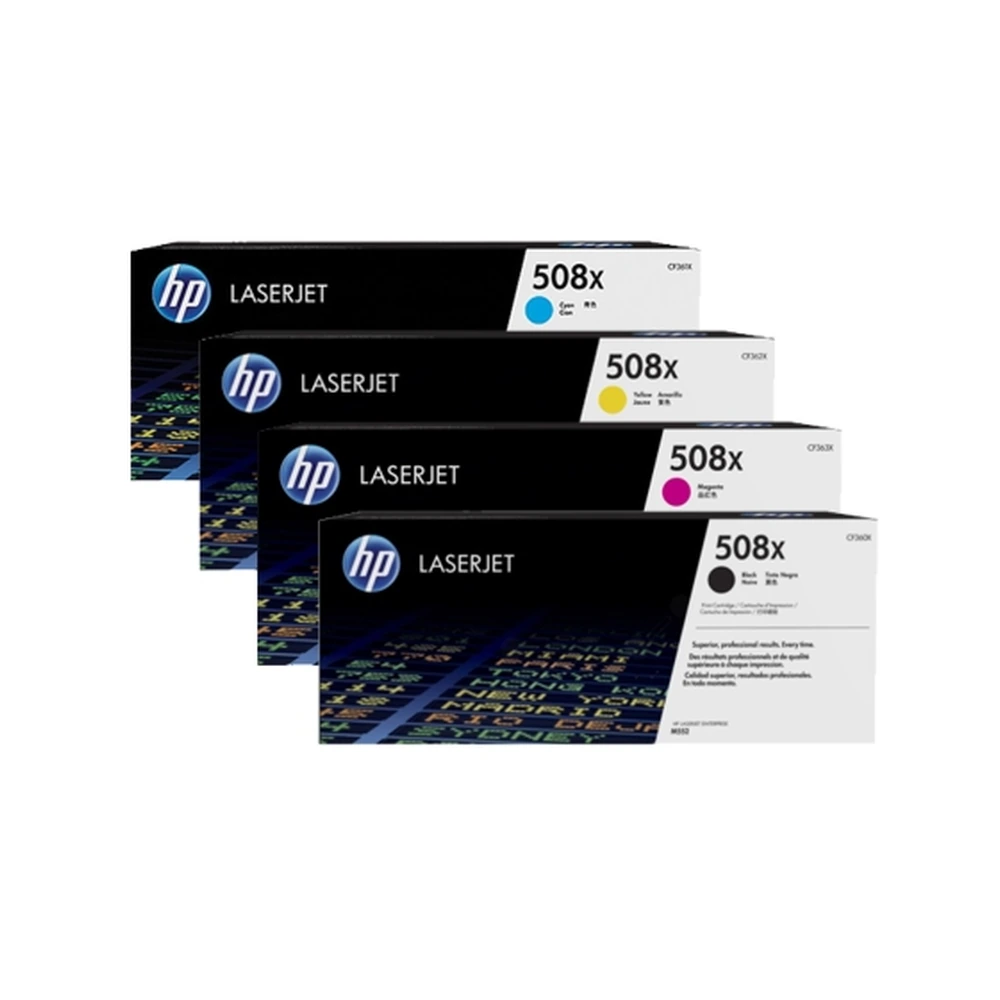 HP 508X Toner Cartridge Multipack - CF360X-CF363X