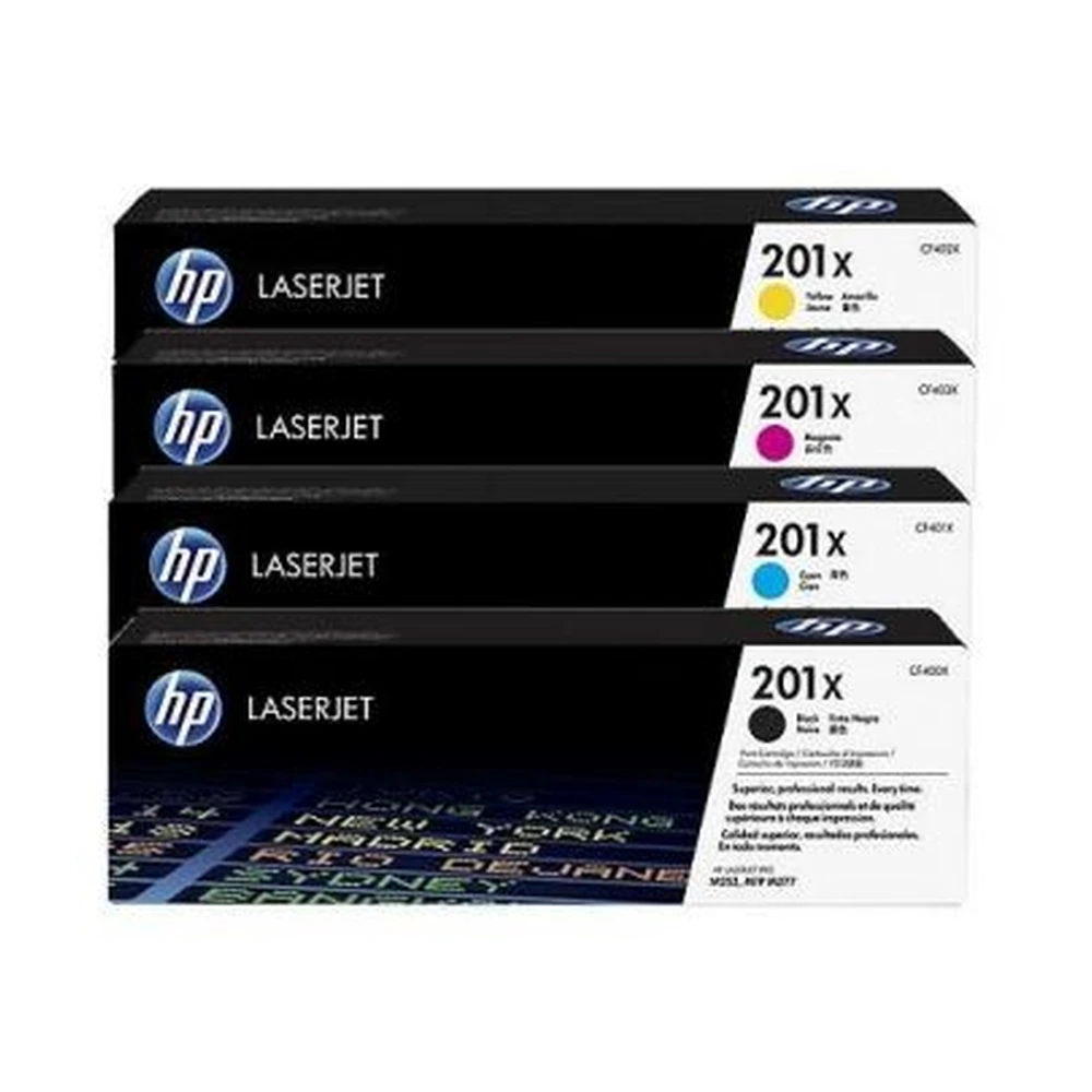 HP 201X High Yield Multipack - CF400X-CF403X