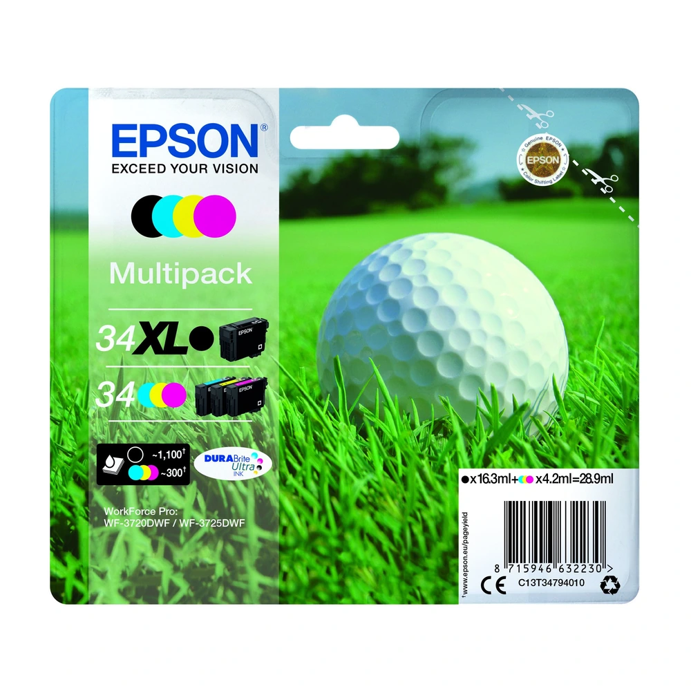 Epson T3479 Ink Cartridge Multipack - C13T34794010