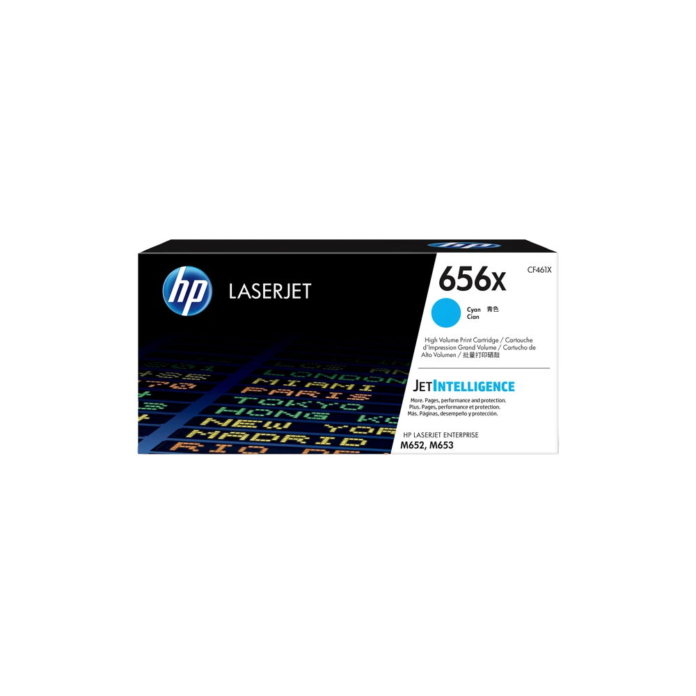 HP 656X Cyan High Yield Toner Cartridge - CF461X