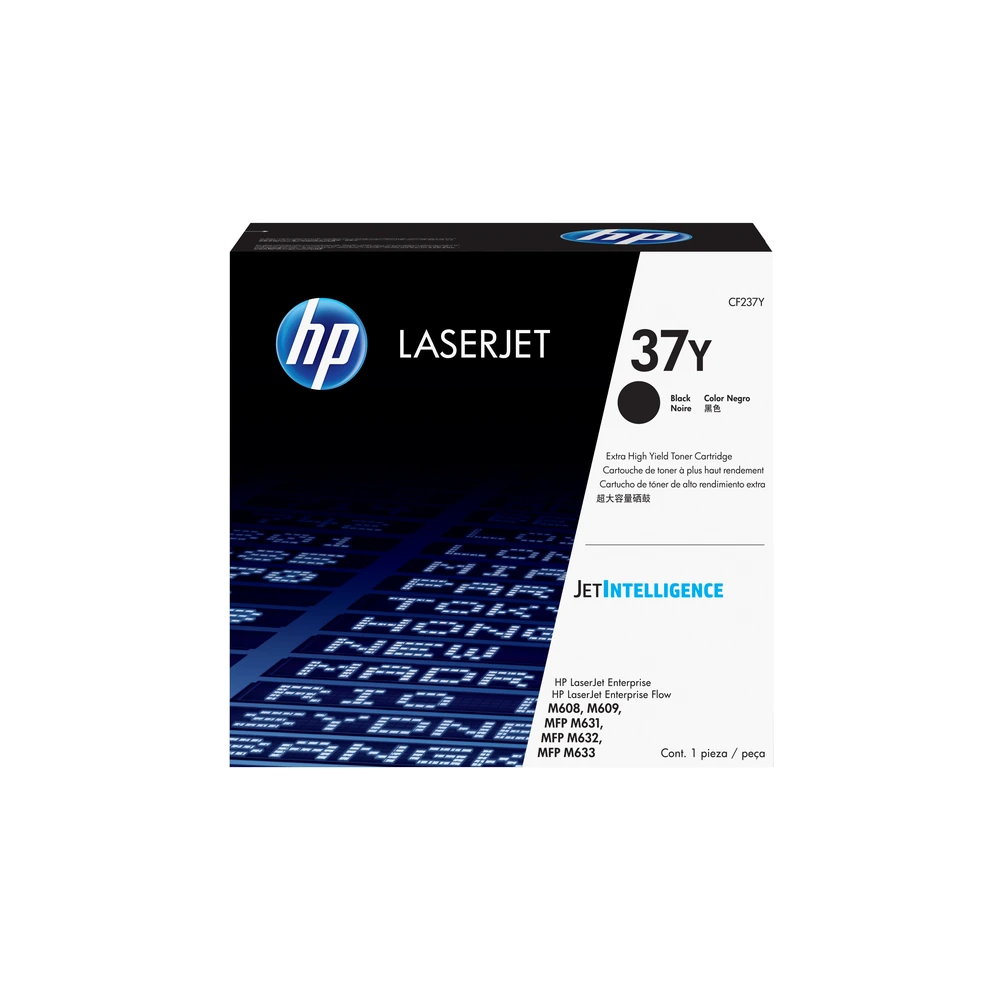 HP 37Y Black High Yield Toner Cartridge - CF237Y