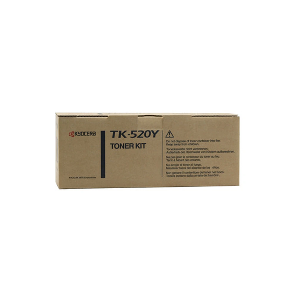 KYOCERA TK-520 Yellow Toner Cartridge - 1T02HJAAS0