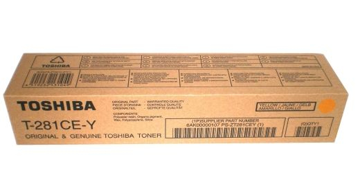 Toshiba T-281CE Yellow Toner Cartridge - 6AK00000107
