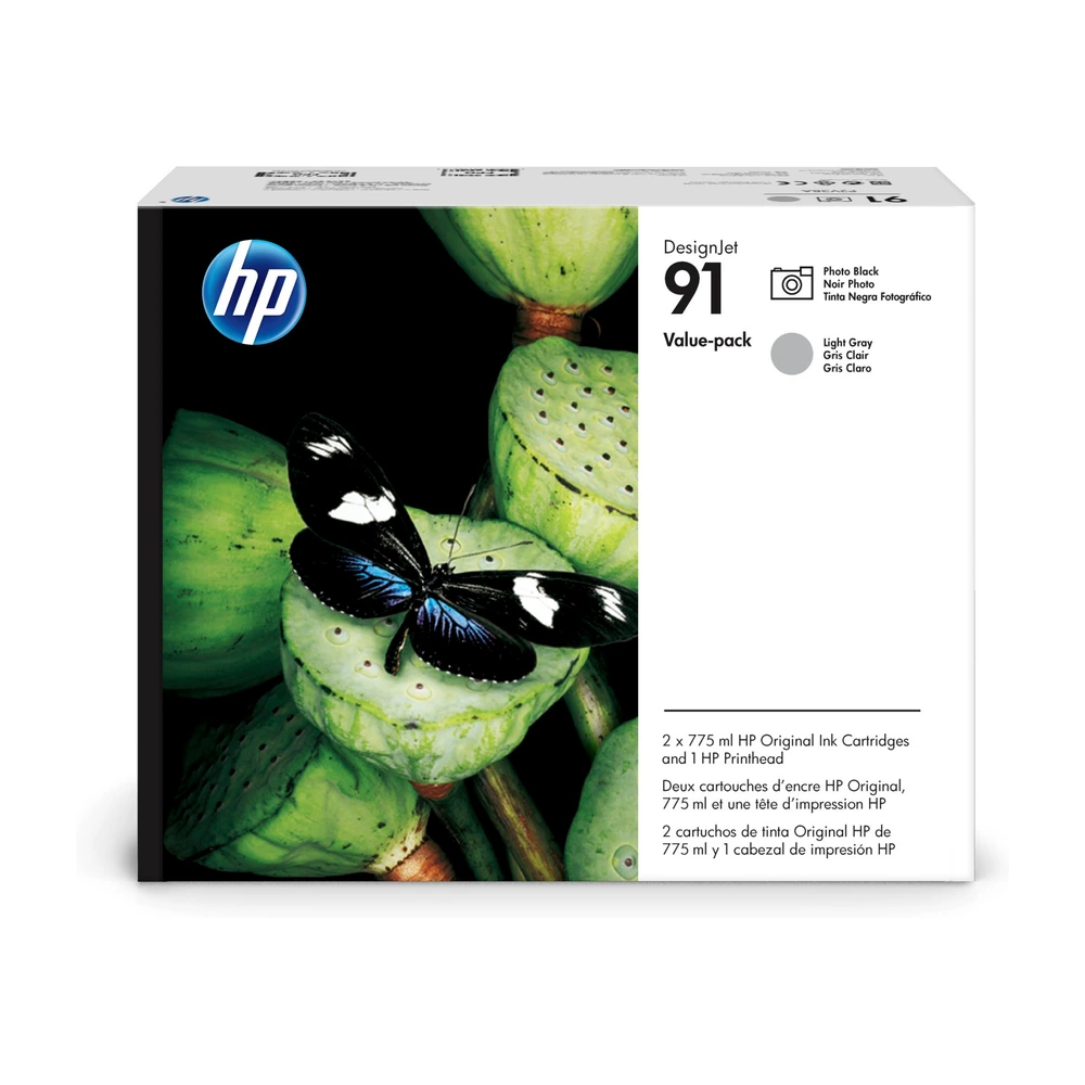HP 91 + 775 Tri-Pack - P2V38A