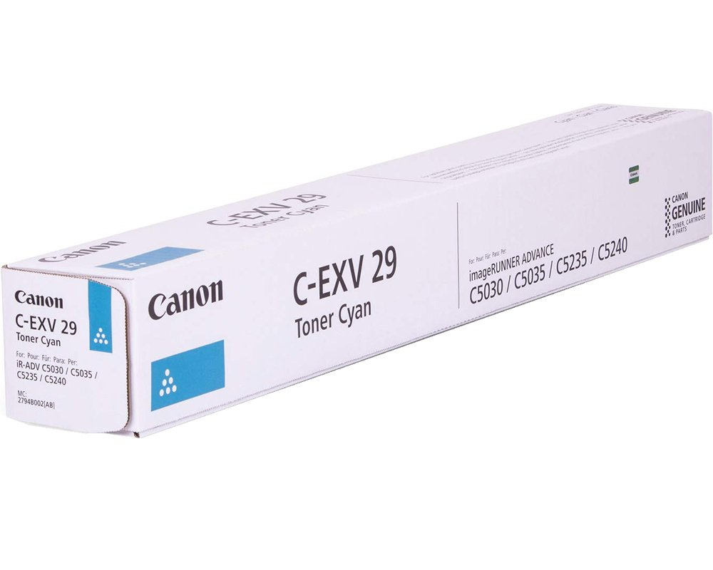 Canon EXV29 Cyan Toner Cartridge - 2794B002