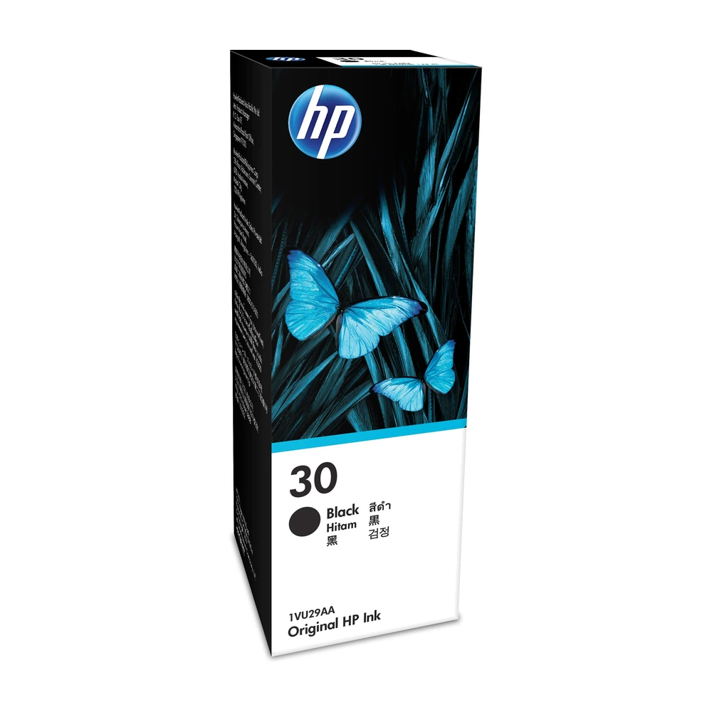 HP 30 Black Ink Bottle - 1VU29AA