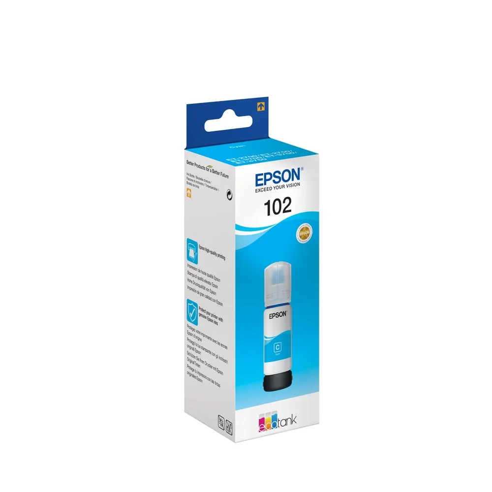 Epson 102 Cyan Ink Bottle - C13T03R240