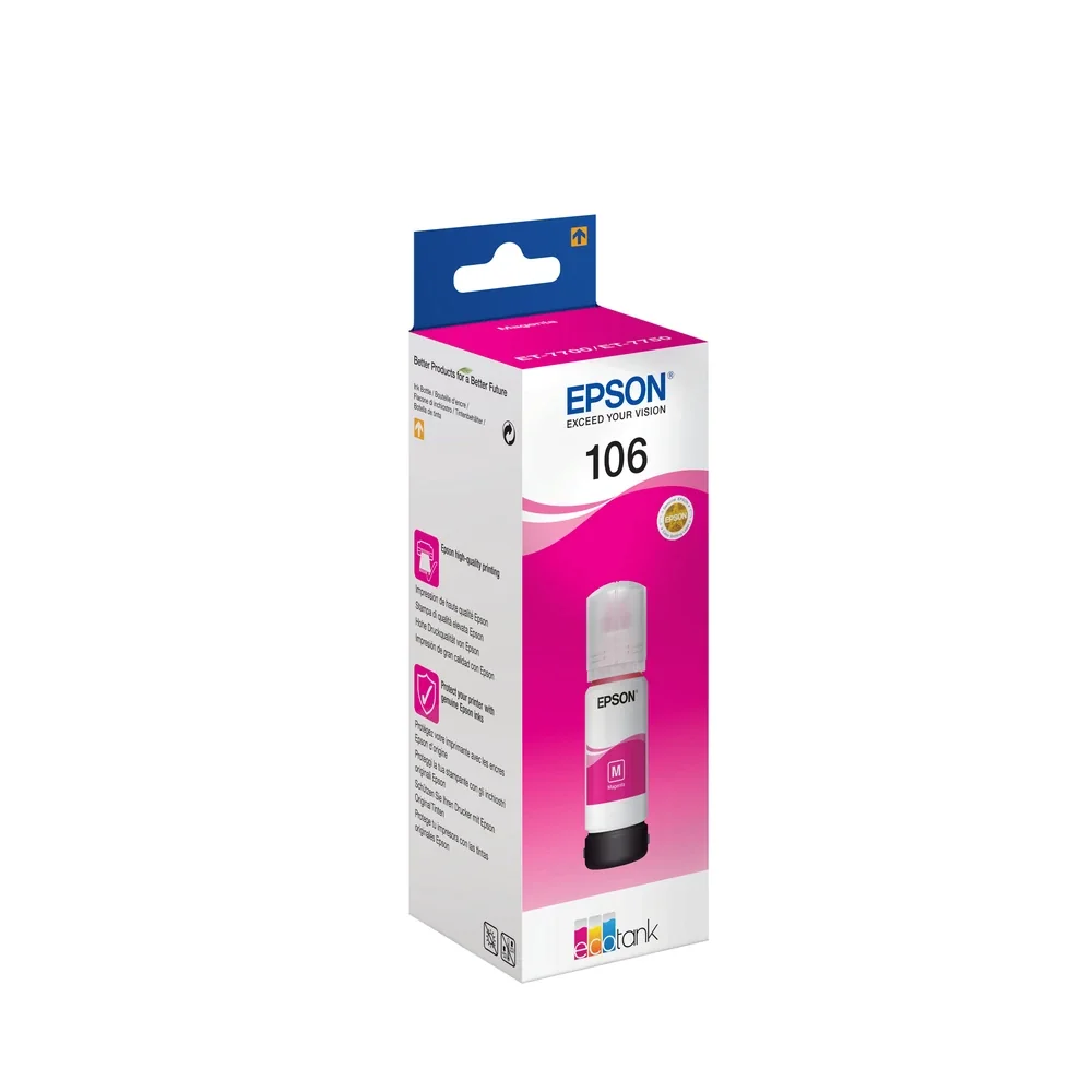 Epson 106 Magenta Ink Bottle - C13T00R340
